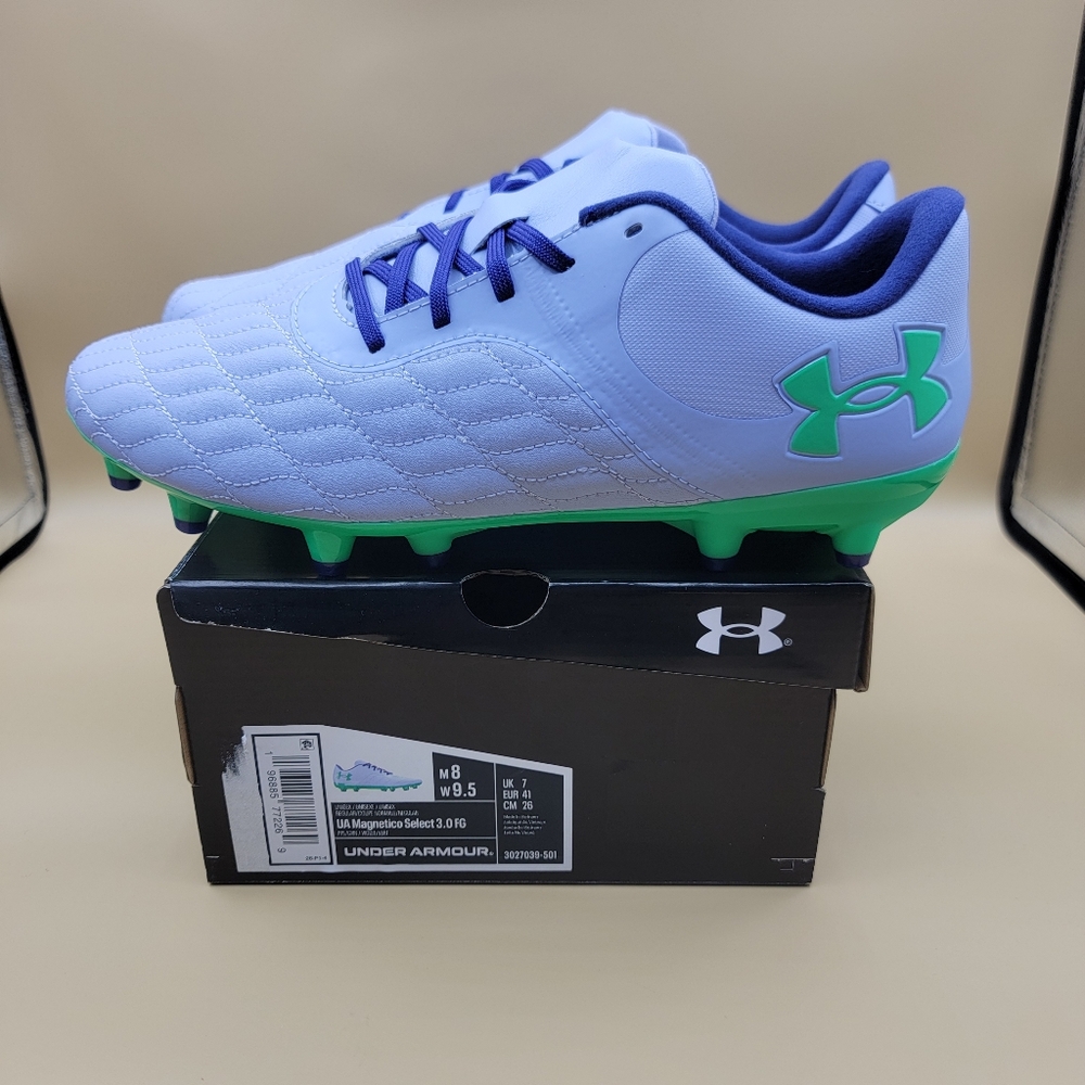 Under Armour Magnetico Select 3.0 FG Women's Soccer Cleats Size 9.5 Violet New